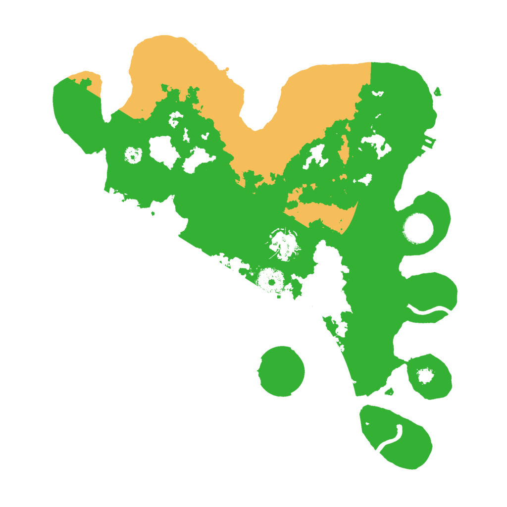Biome Rust Map: Procedural Map, Size: 3000, Seed: 33562