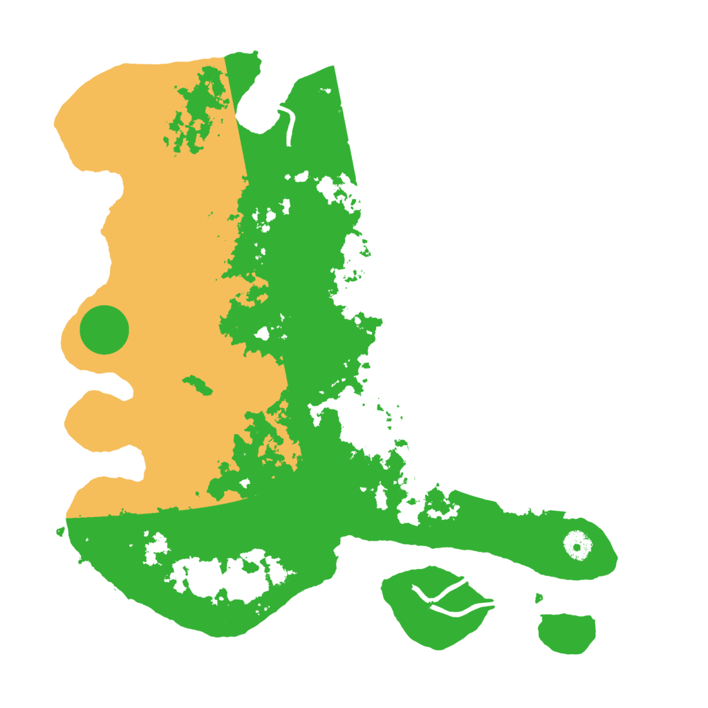 Biome Rust Map: Procedural Map, Size: 3800, Seed: 79101793