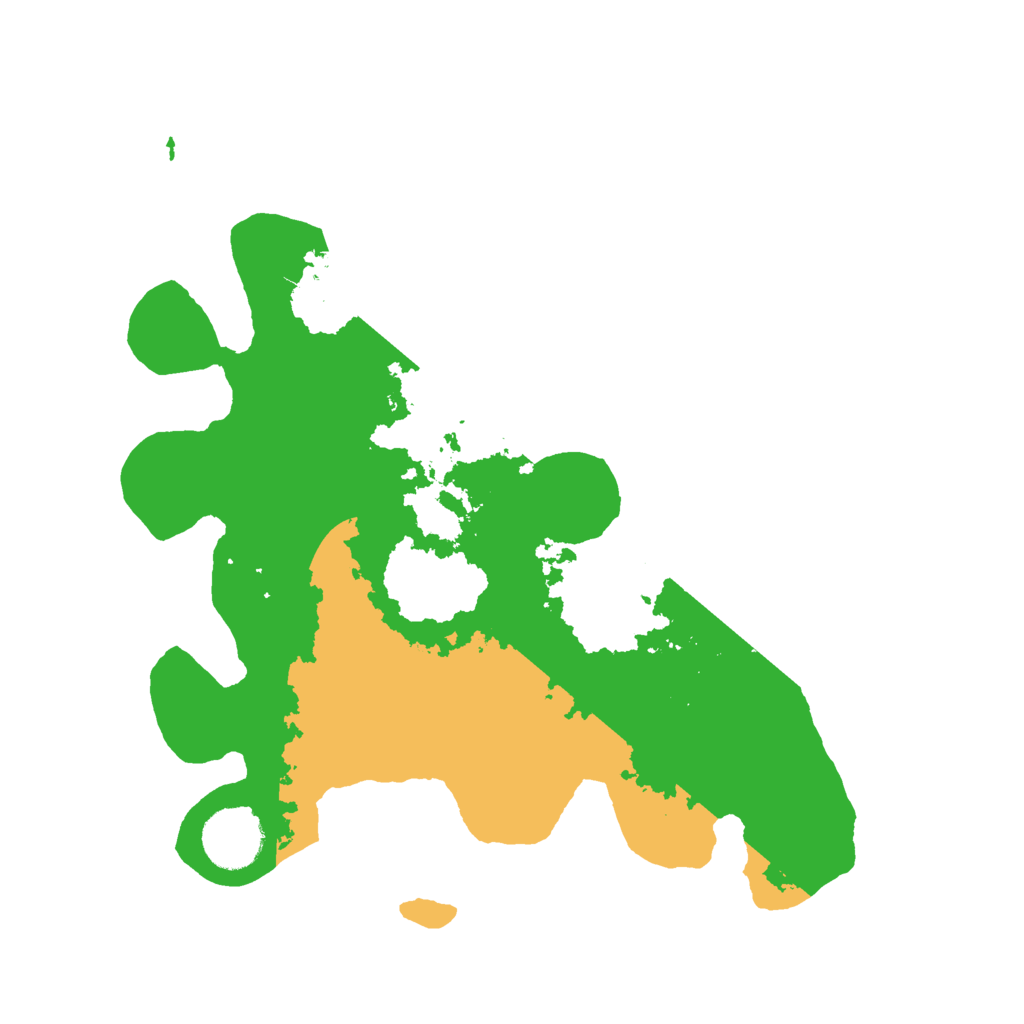 Biome Rust Map: Barren, Size: 3000, Seed: 2027997419