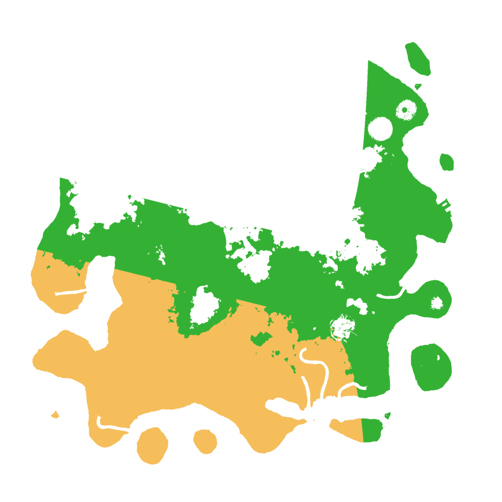 Biome Rust Map: Procedural Map, Size: 3750, Seed: 13820