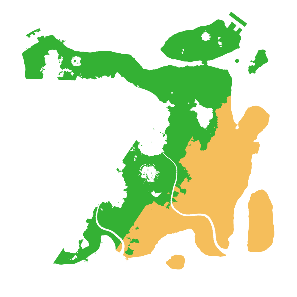 Biome Rust Map: Procedural Map, Size: 3000, Seed: 850314411