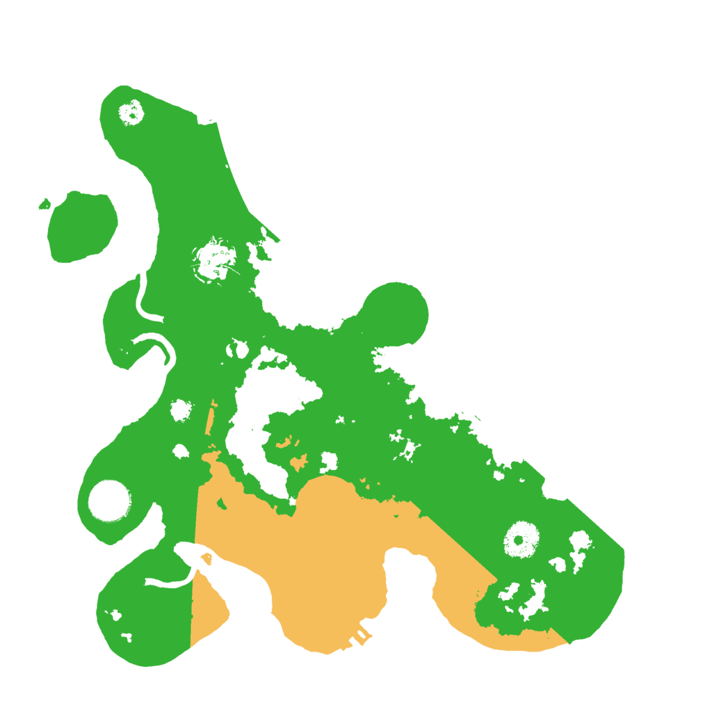 Biome Rust Map: Procedural Map, Size: 3000, Seed: 4368