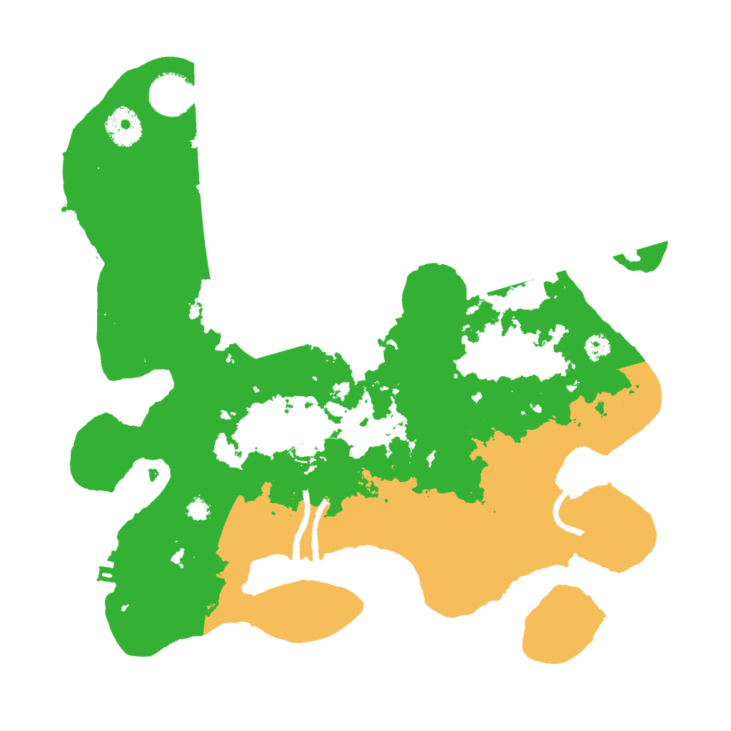 Biome Rust Map: Procedural Map, Size: 3000, Seed: 546189