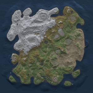 Thumbnail Rust Map: Procedural Map, Size: 4000, Seed: 1577652113, 18 Monuments