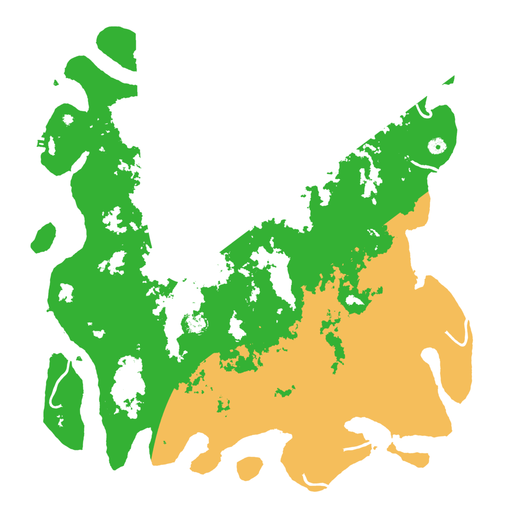 Biome Rust Map: Procedural Map, Size: 4500, Seed: 910280935