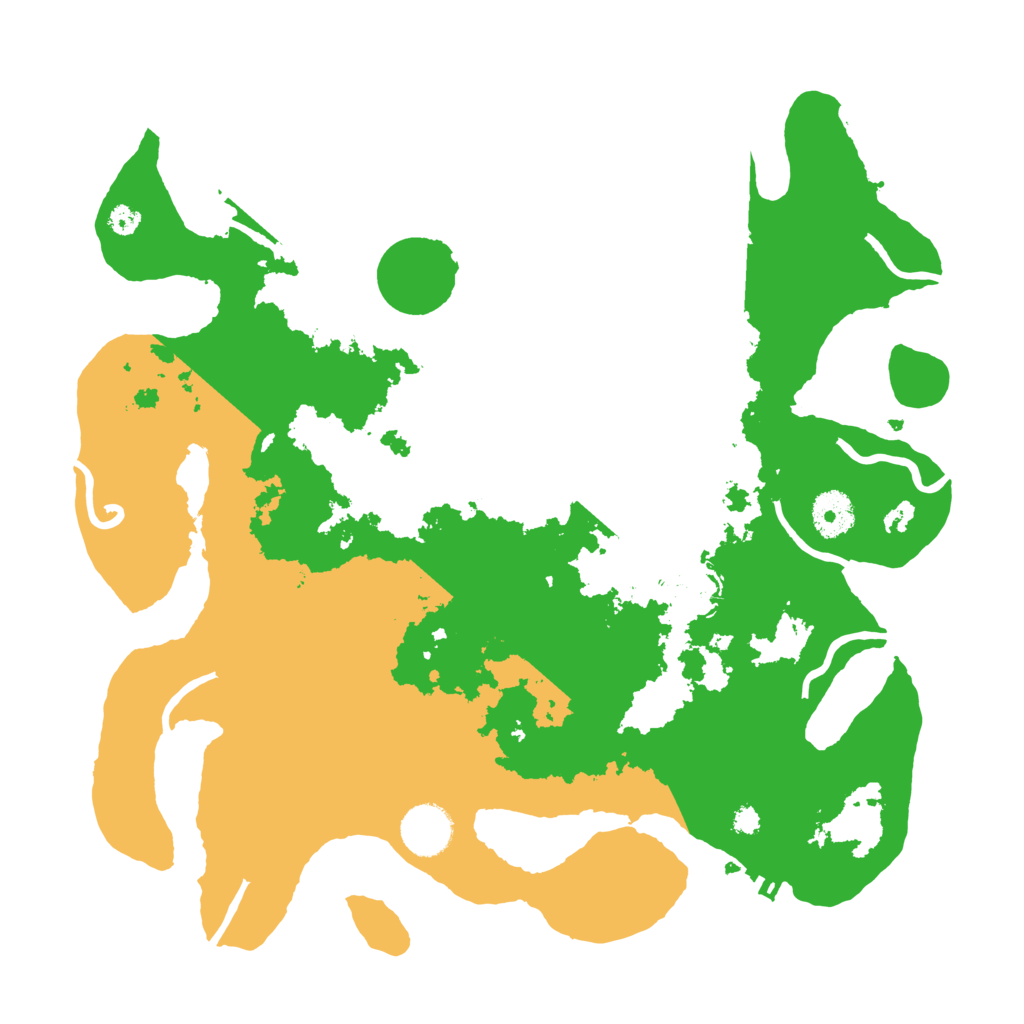 Biome Rust Map: Procedural Map, Size: 3500, Seed: 1723427599