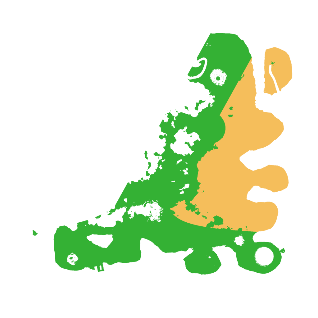 Biome Rust Map: Procedural Map, Size: 3000, Seed: 51916