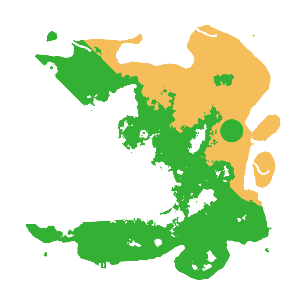 Biome Rust Map: Procedural Map, Size: 3500, Seed: 1049353266