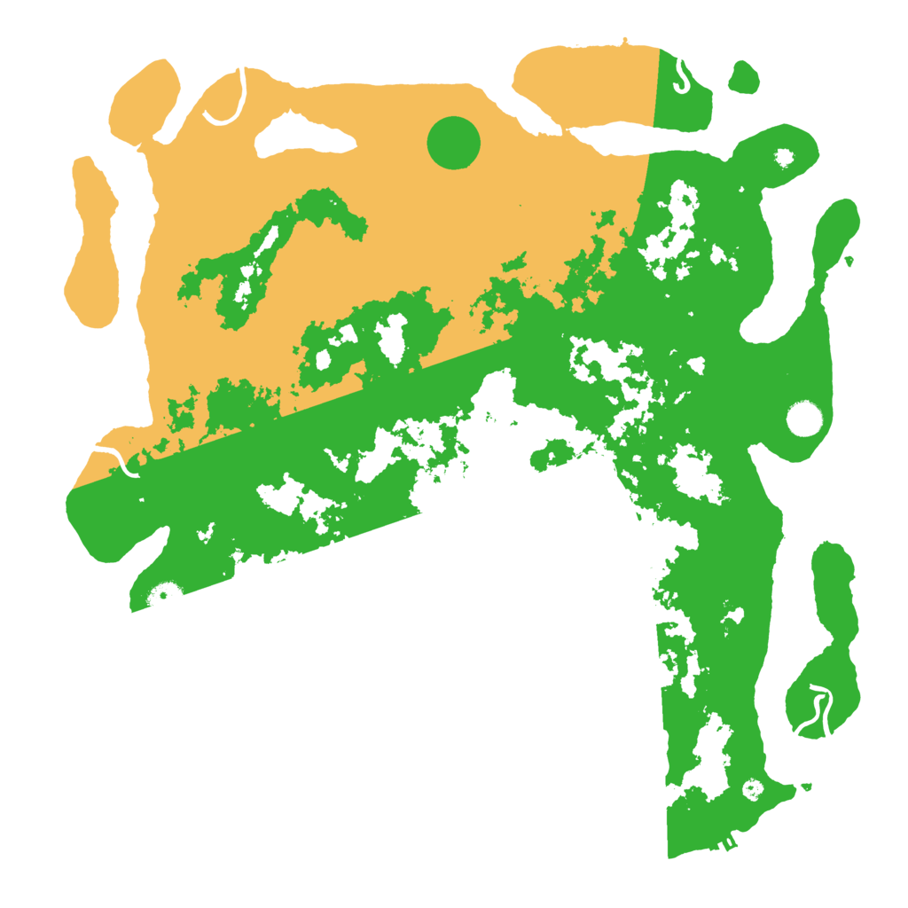 Biome Rust Map: Procedural Map, Size: 4500, Seed: 43000