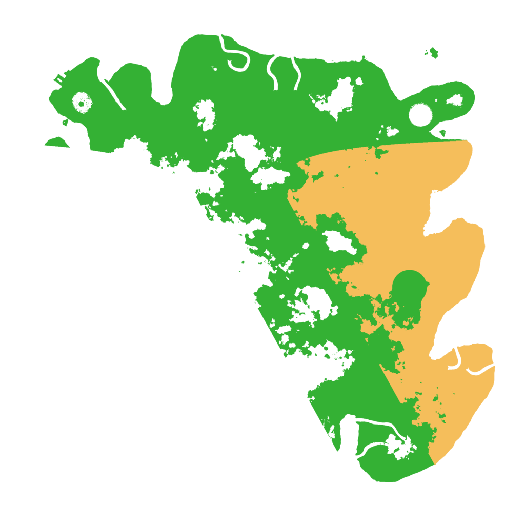 Biome Rust Map: Procedural Map, Size: 4000, Seed: 35726