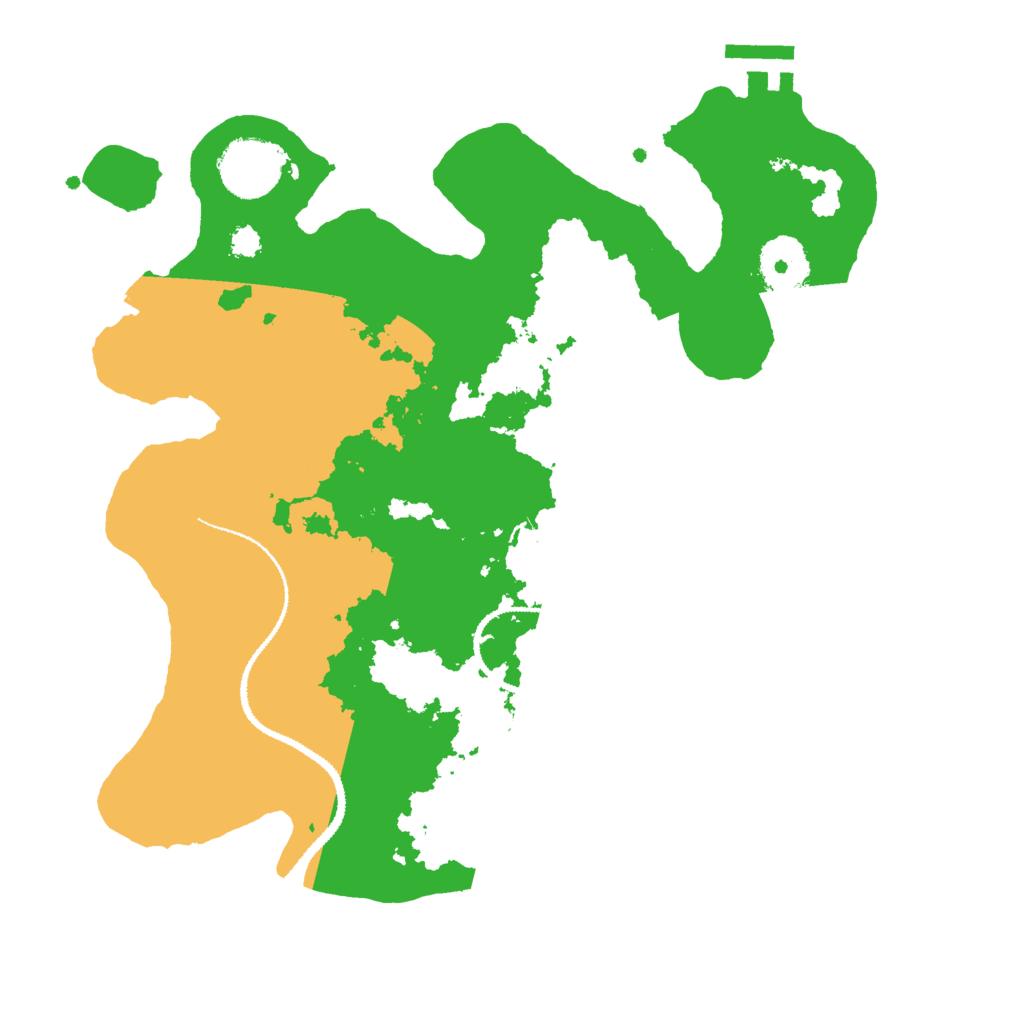 Biome Rust Map: Procedural Map, Size: 3000, Seed: 58429