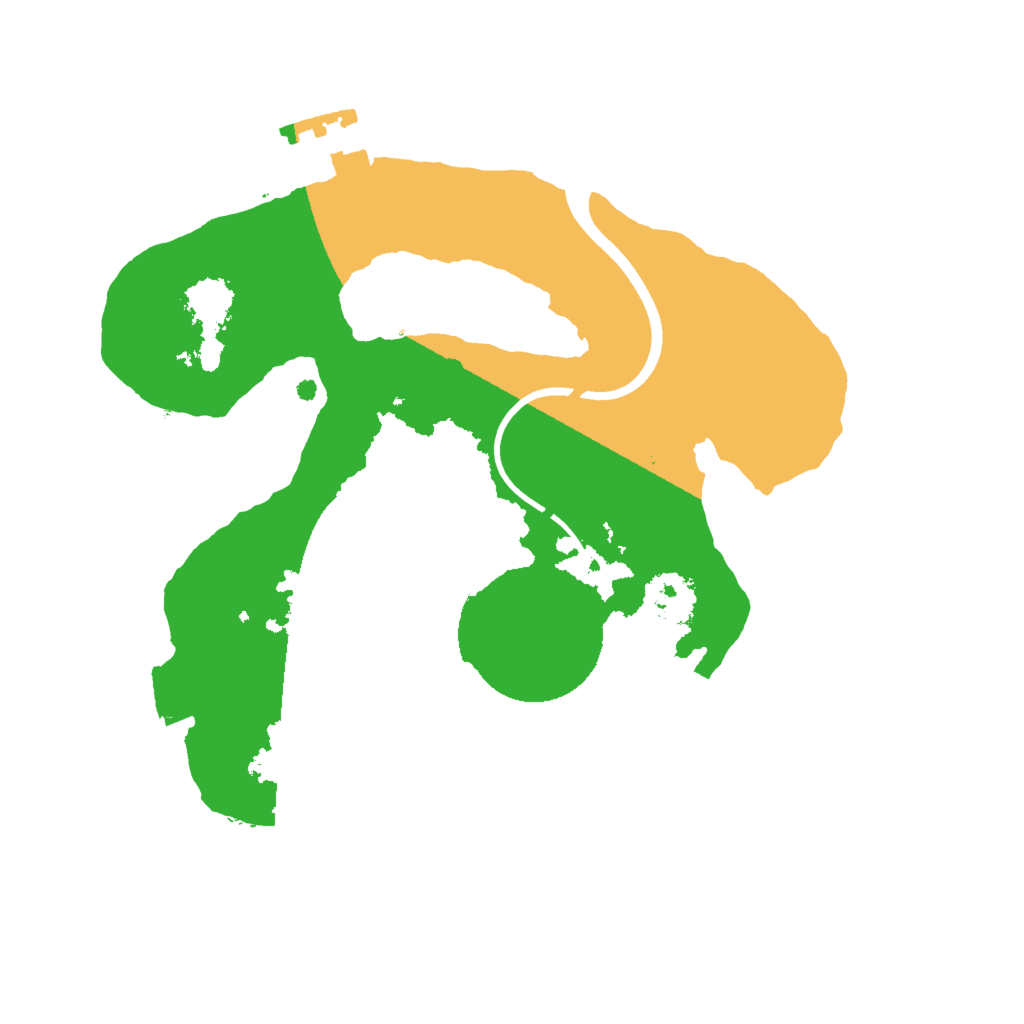 Biome Rust Map: Procedural Map, Size: 2000, Seed: 2787