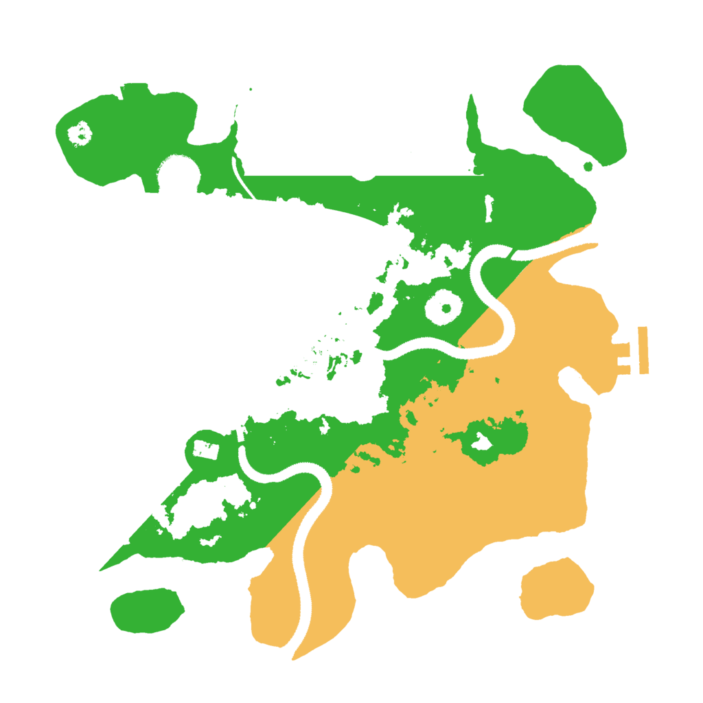 Biome Rust Map: Procedural Map, Size: 3000, Seed: 14796742