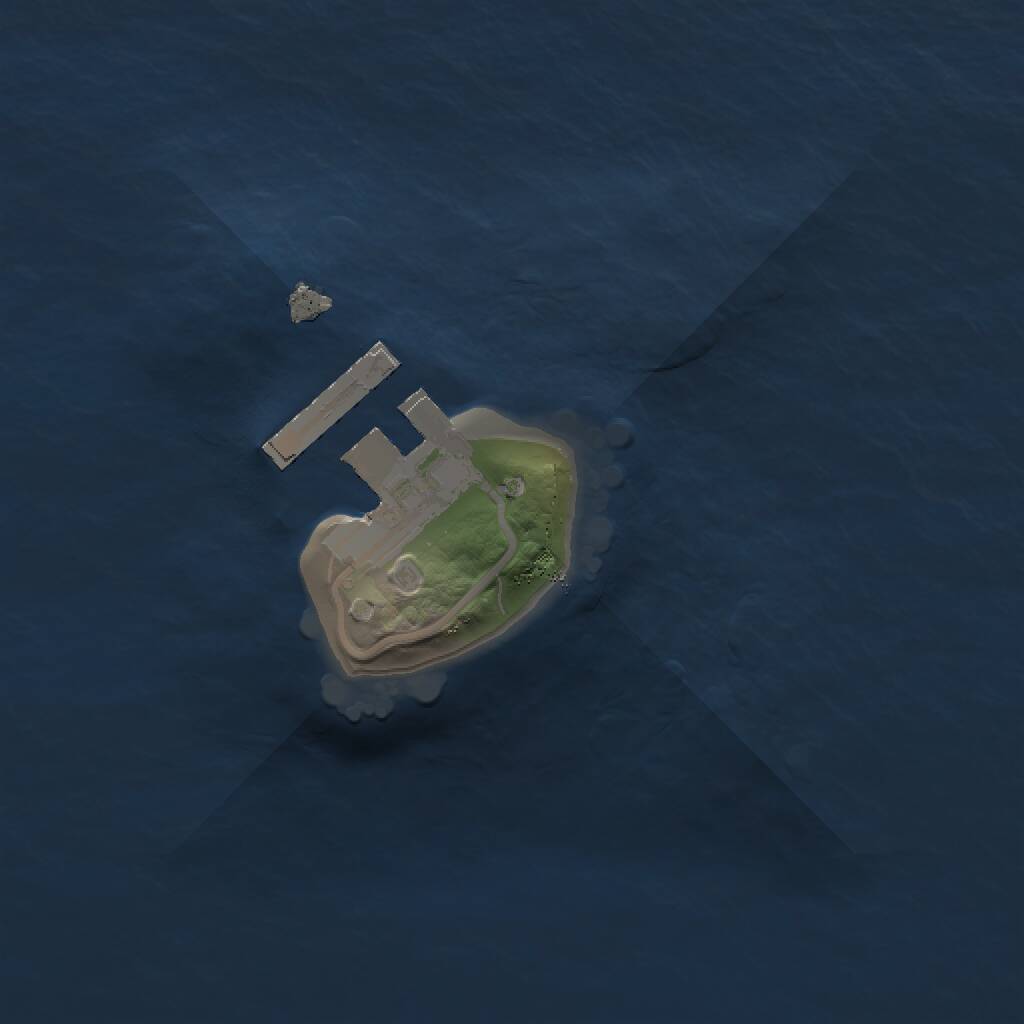 Rust Map: Procedural Map, Size: 1300, Seed: 112223, 2 Monuments