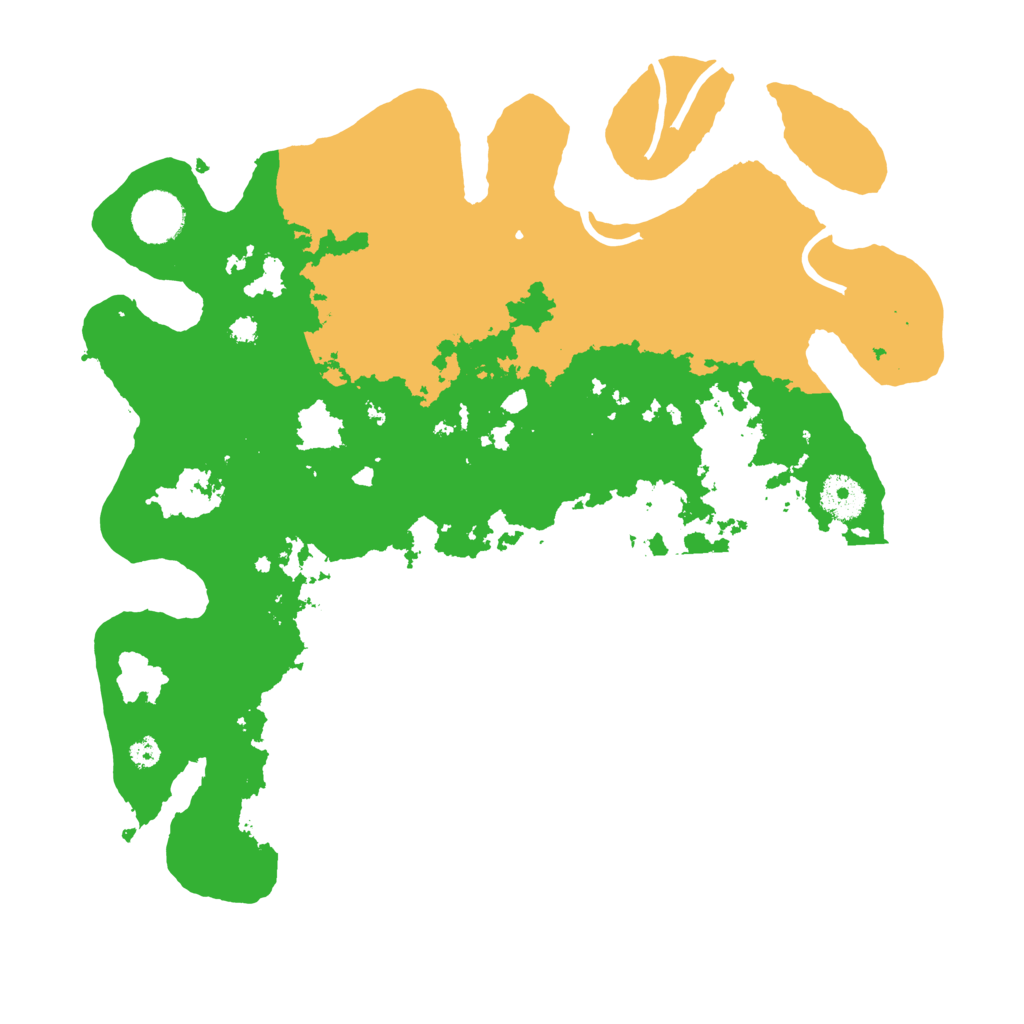 Biome Rust Map: Procedural Map, Size: 3500, Seed: 229688528