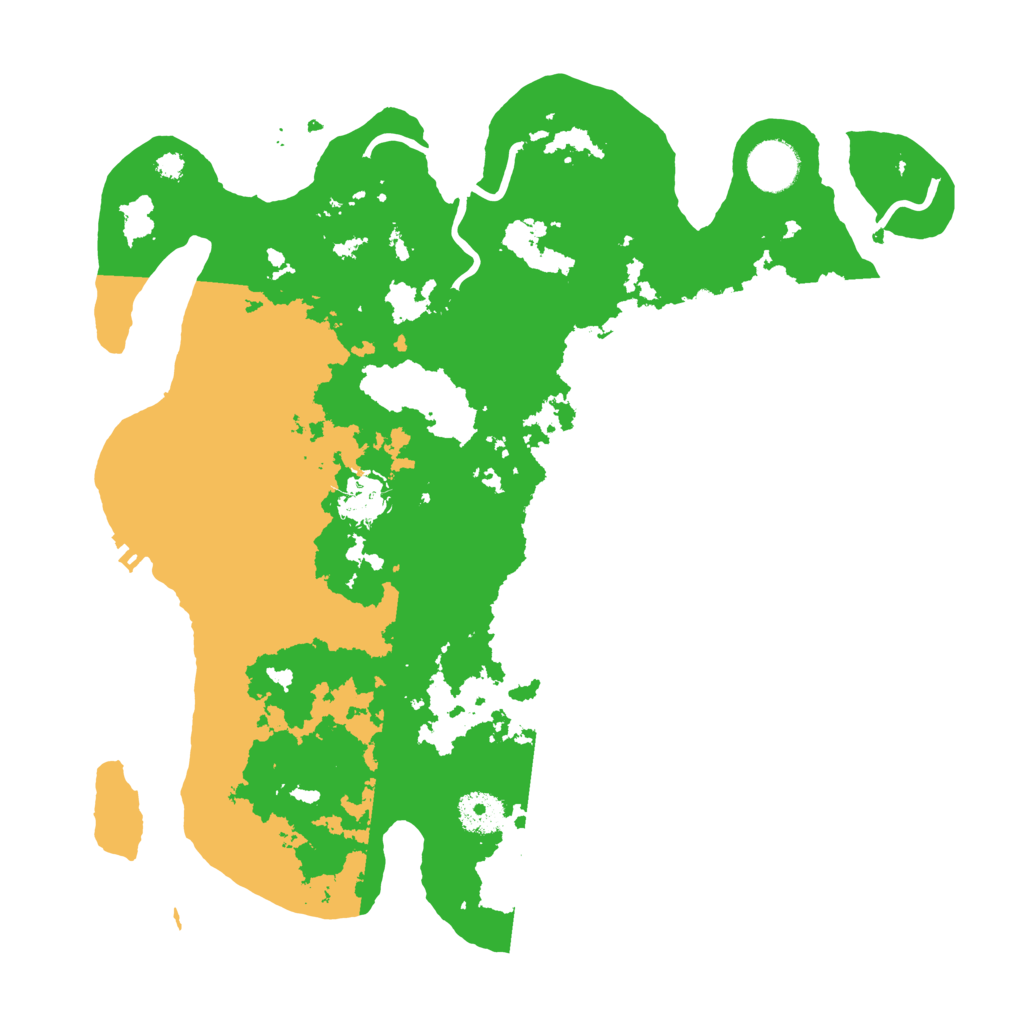 Biome Rust Map: Procedural Map, Size: 3500, Seed: 964734589