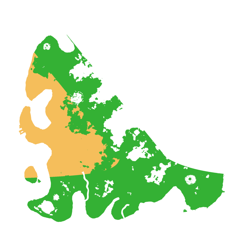 Biome Rust Map: Procedural Map, Size: 3550, Seed: 316278657