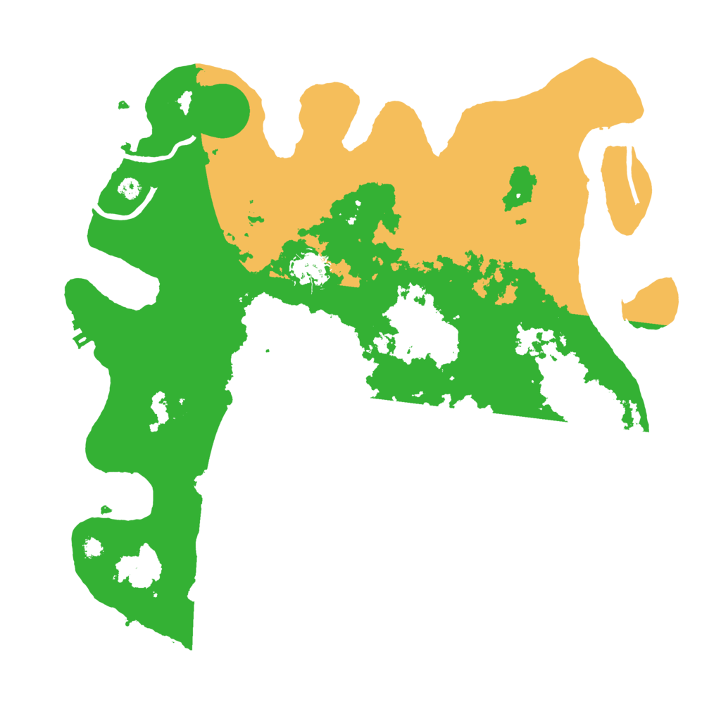 Biome Rust Map: Procedural Map, Size: 3500, Seed: 1162122127
