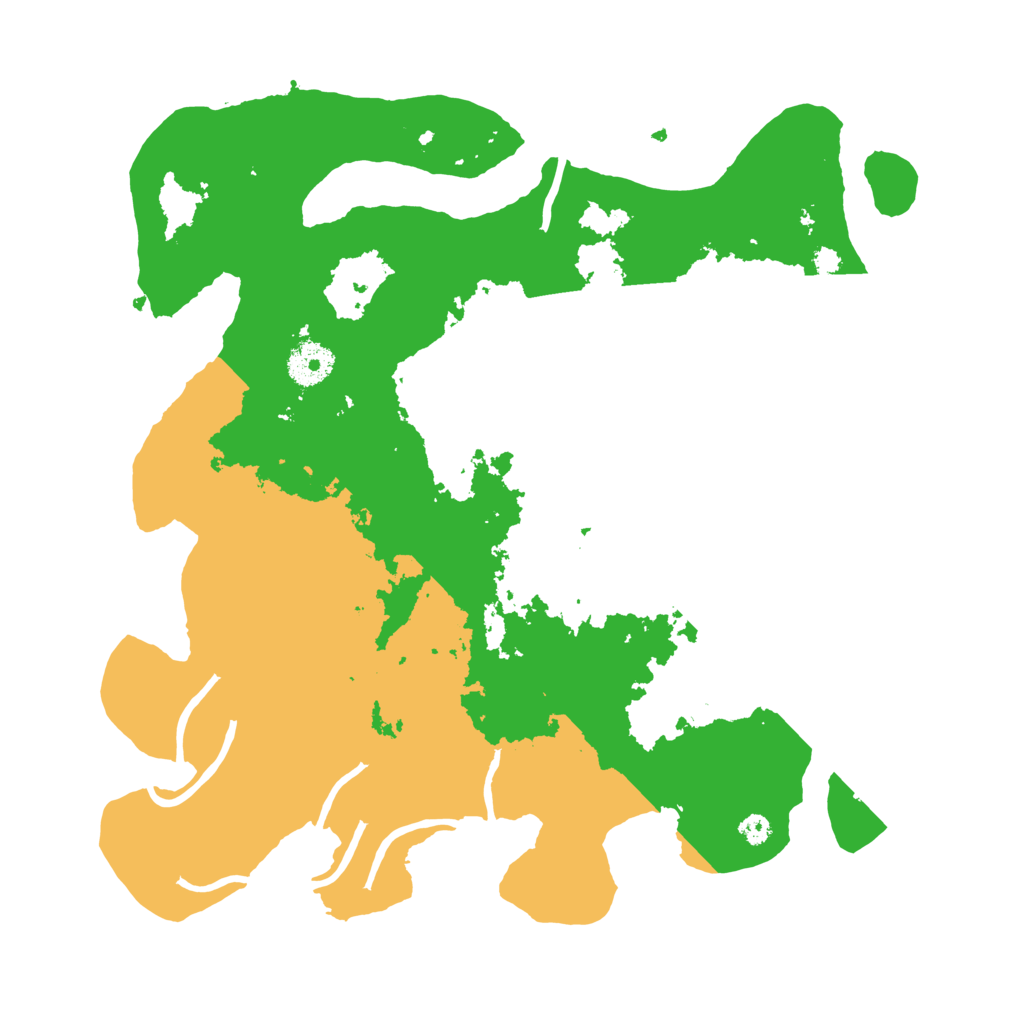 Biome Rust Map: Procedural Map, Size: 3500, Seed: 1111122127