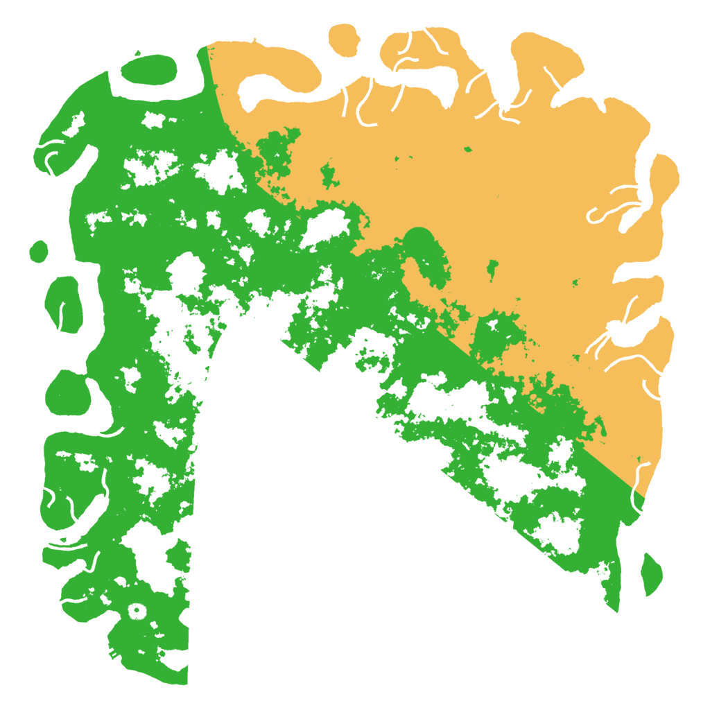 Biome Rust Map: Procedural Map, Size: 6000, Seed: 940448394