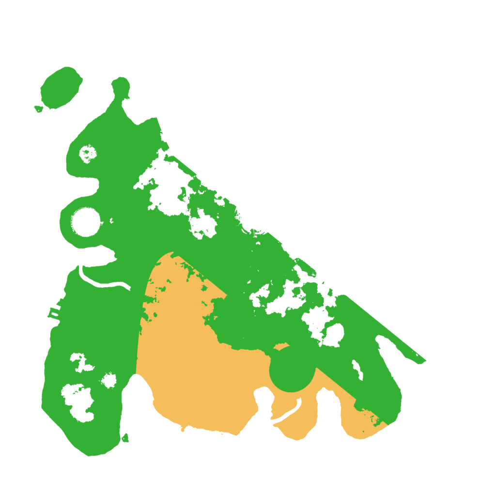 Biome Rust Map: Procedural Map, Size: 3000, Seed: 4091756