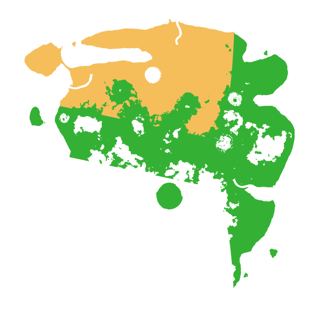 Biome Rust Map: Procedural Map, Size: 3500, Seed: 577333583