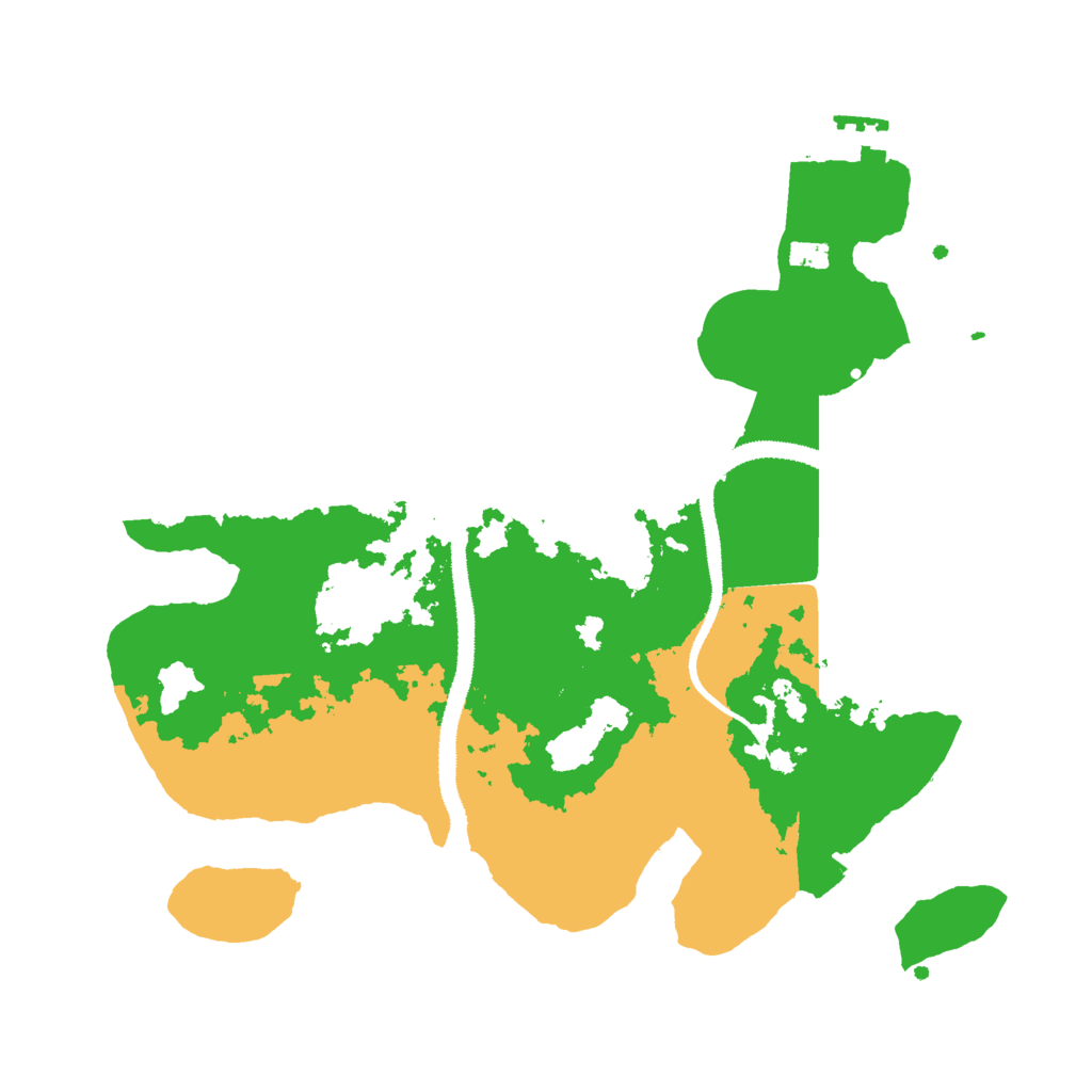 Biome Rust Map: Procedural Map, Size: 3000, Seed: 181266407