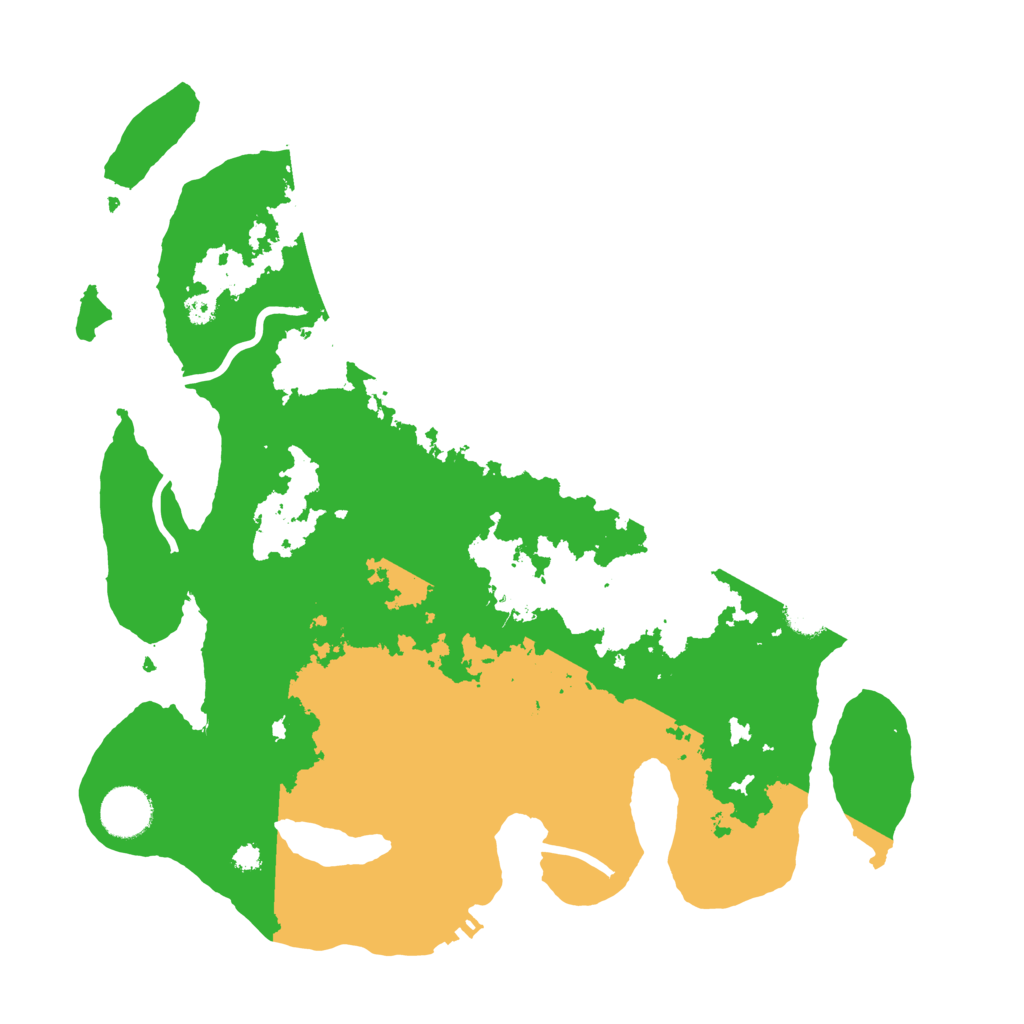 Biome Rust Map: Procedural Map, Size: 3500, Seed: 1644007021