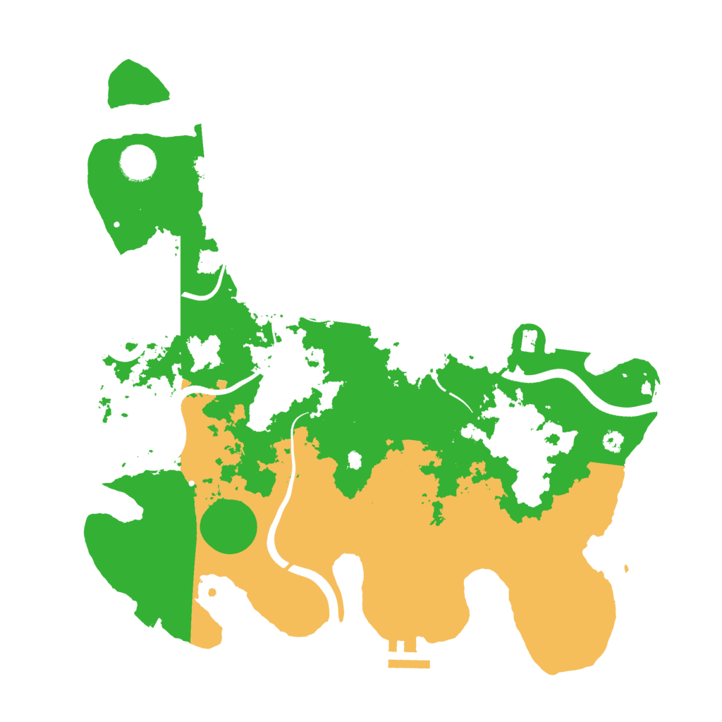 Biome Rust Map: Procedural Map, Size: 3500, Seed: 110888944