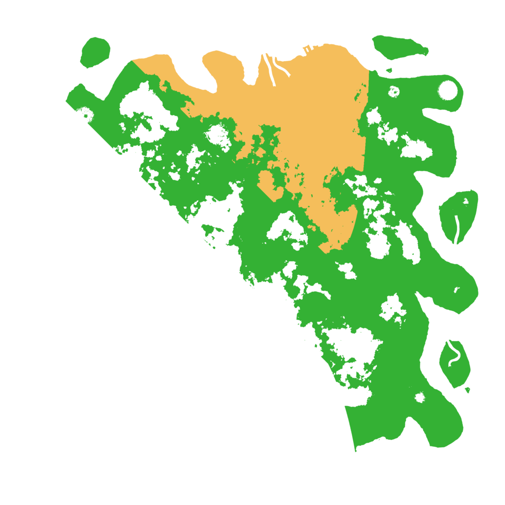 Biome Rust Map: Procedural Map, Size: 4600, Seed: 9999