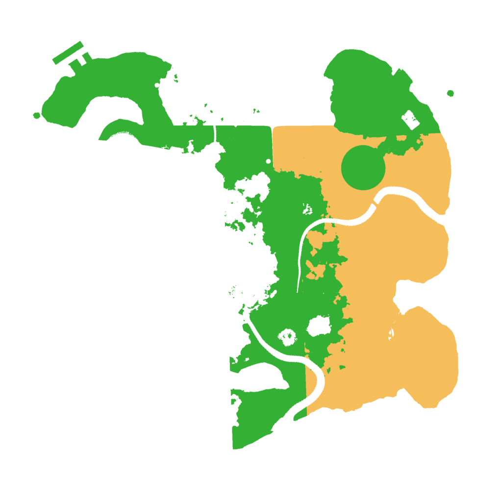 Biome Rust Map: Procedural Map, Size: 3000, Seed: 4908