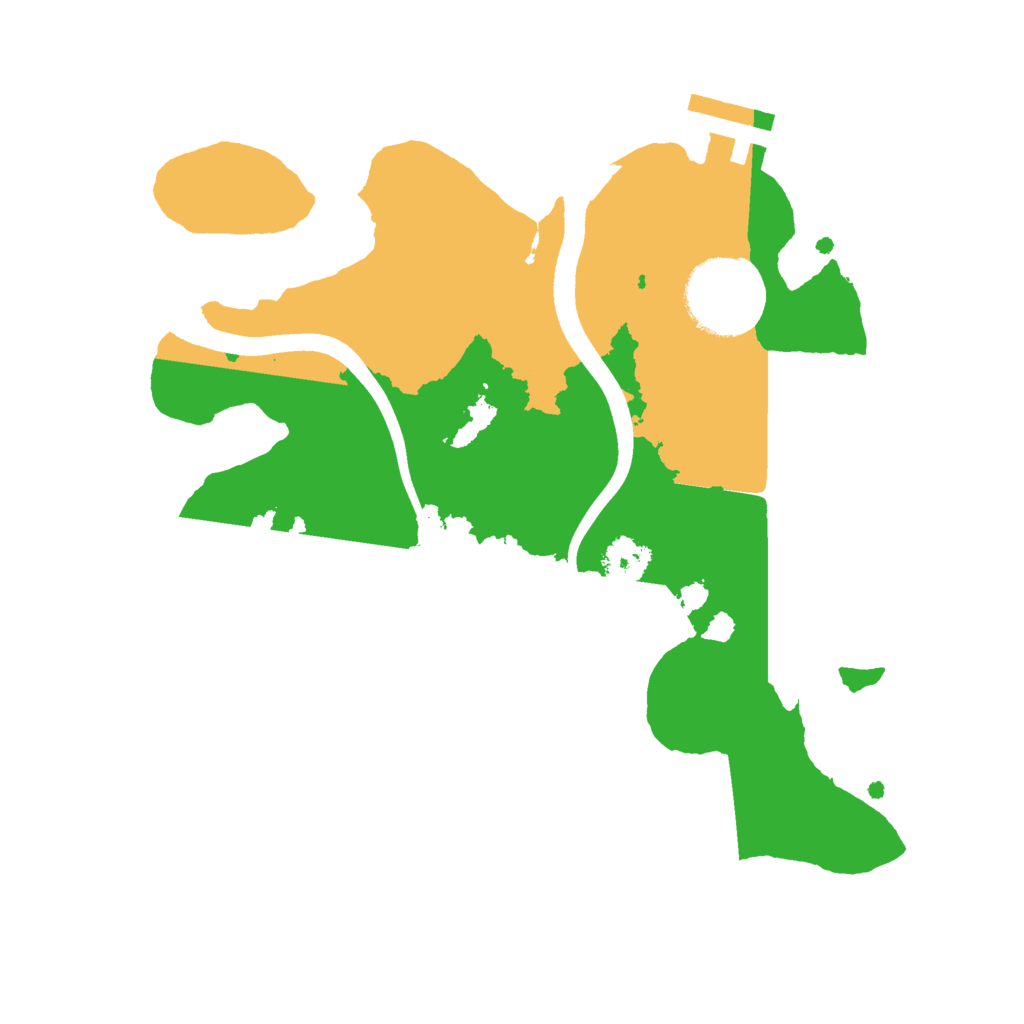 Biome Rust Map: Procedural Map, Size: 2400, Seed: 7279163