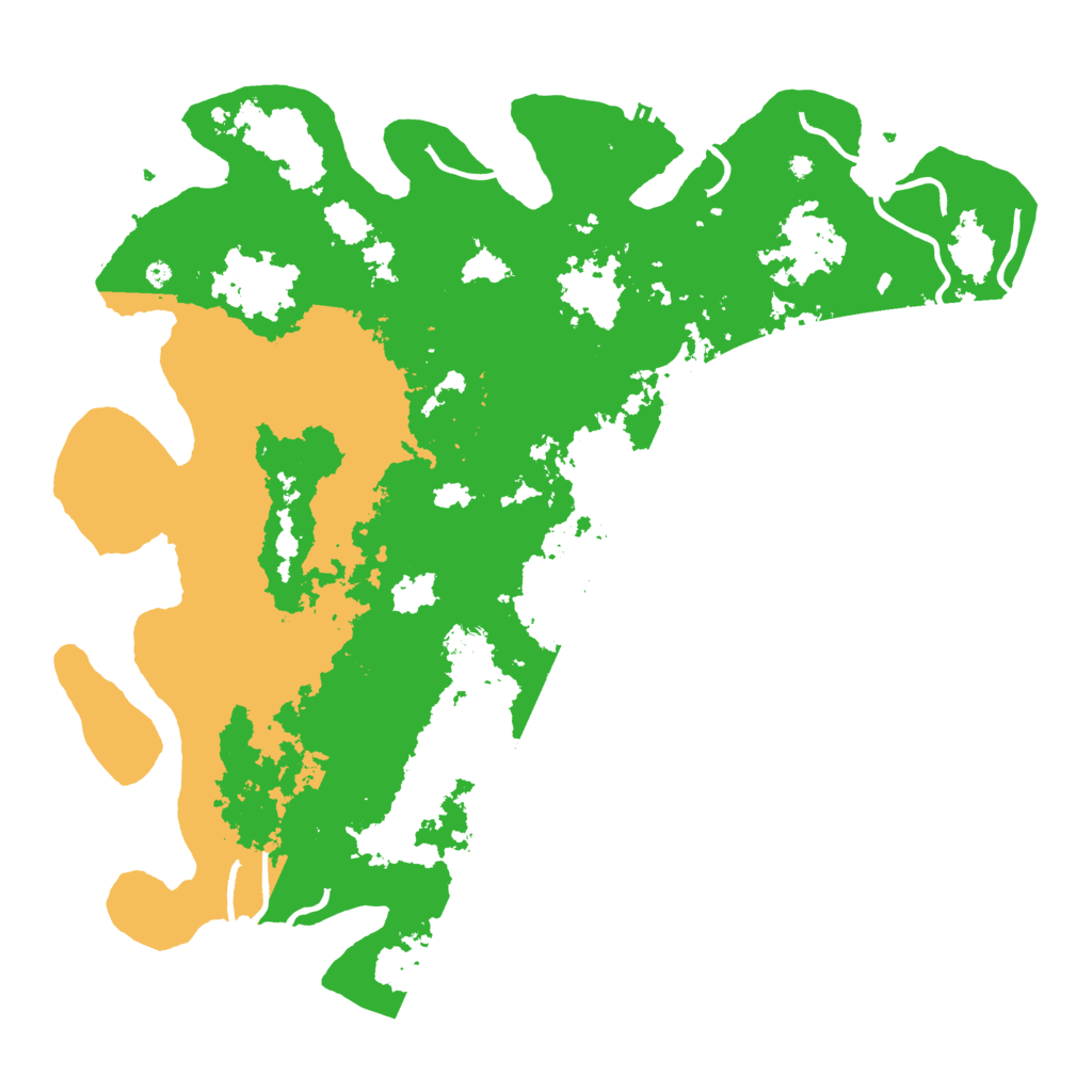 Biome Rust Map: Procedural Map, Size: 4500, Seed: 738247