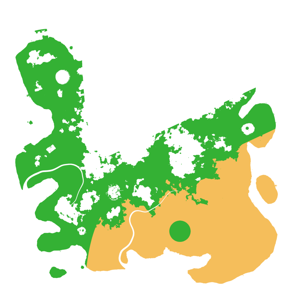 Biome Rust Map: Procedural Map, Size: 3800, Seed: 21888361