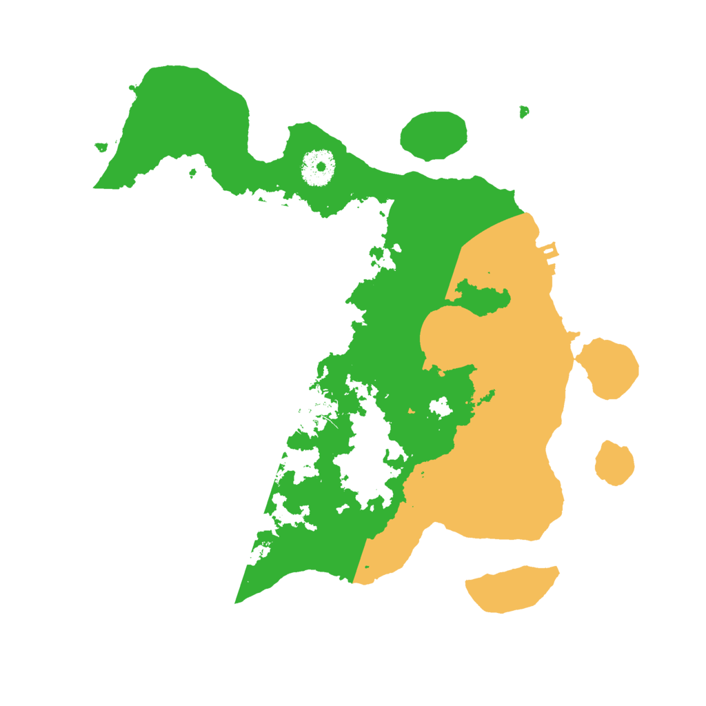 Biome Rust Map: Procedural Map, Size: 3000, Seed: 17410