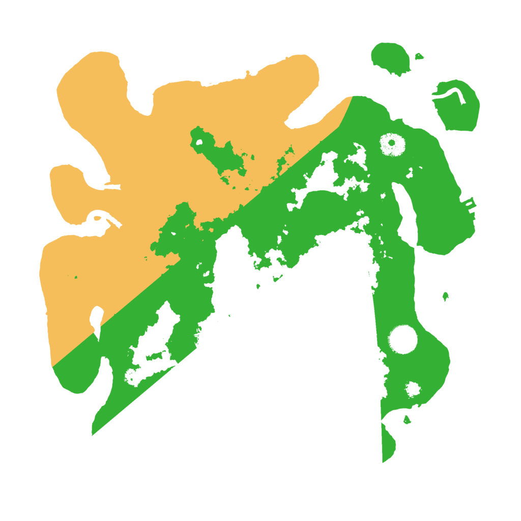 Biome Rust Map: Procedural Map, Size: 3200, Seed: 357932809