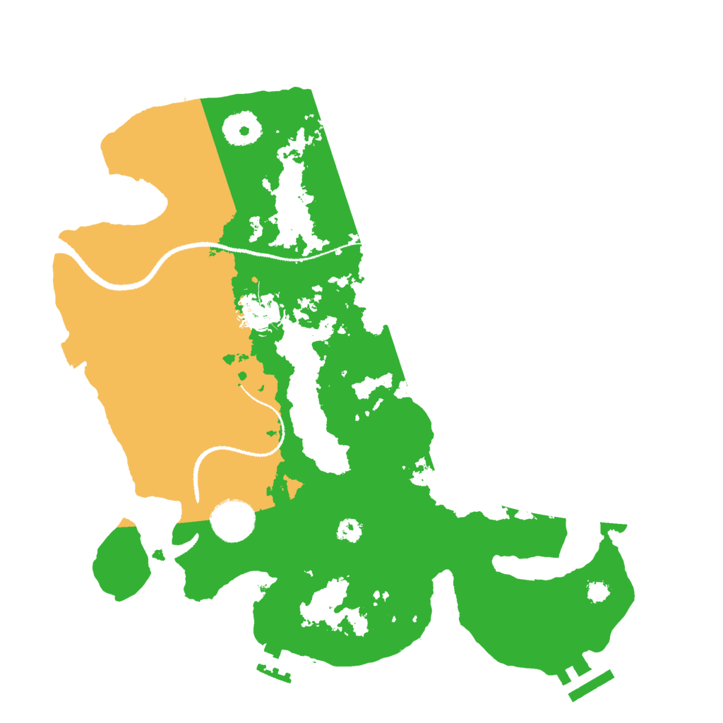 Biome Rust Map: Procedural Map, Size: 3000, Seed: 1152