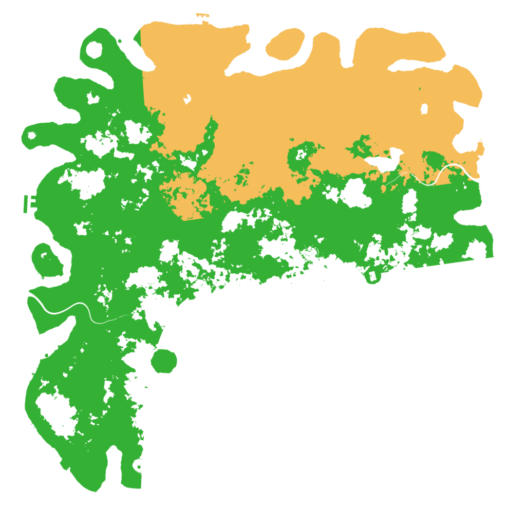 Biome Rust Map: Procedural Map, Size: 5987, Seed: 50000