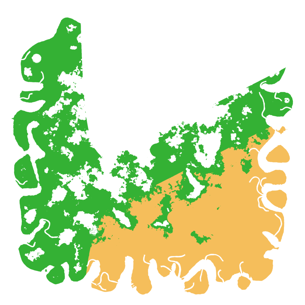Biome Rust Map: Procedural Map, Size: 6000, Seed: 76475253
