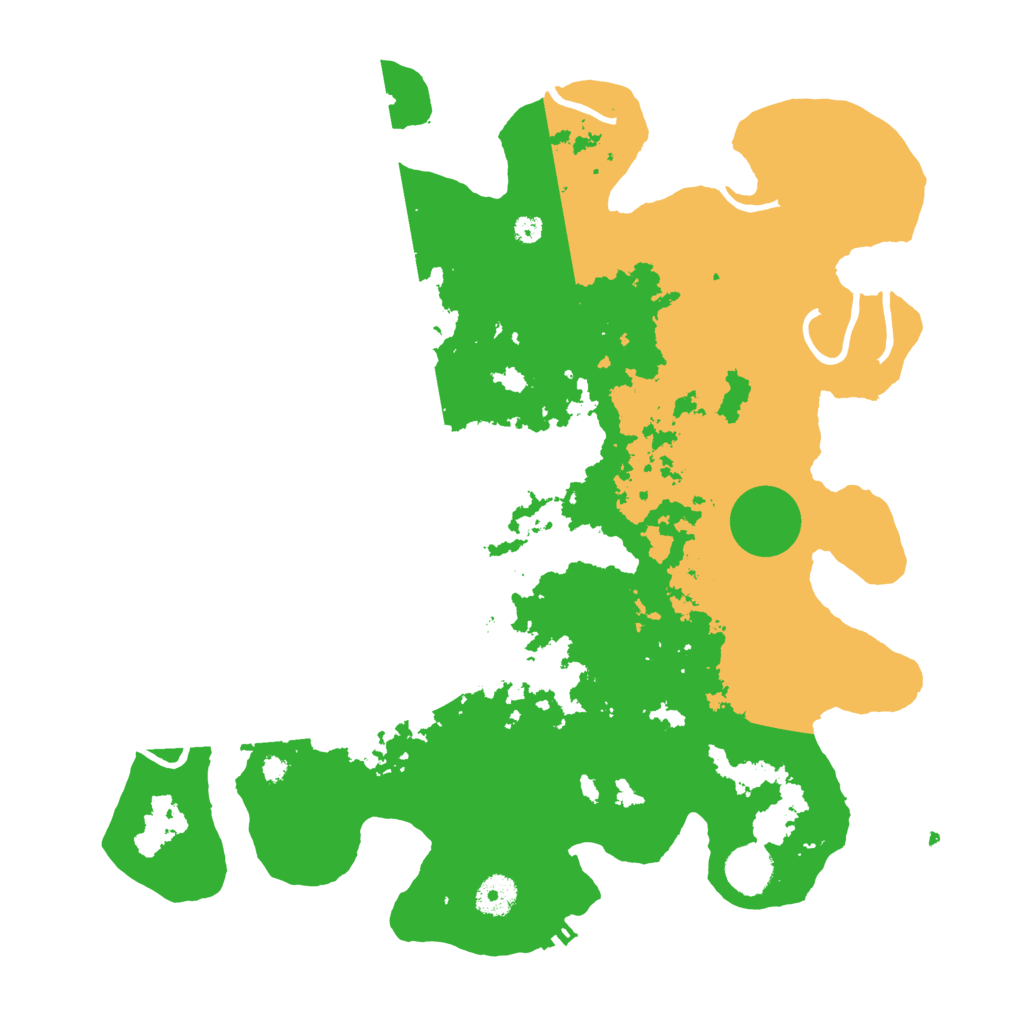 Biome Rust Map: Procedural Map, Size: 3800, Seed: 2080409604