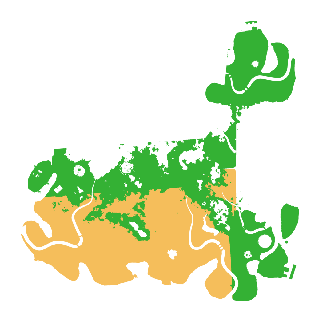 Biome Rust Map: Procedural Map, Size: 4250, Seed: 3110877