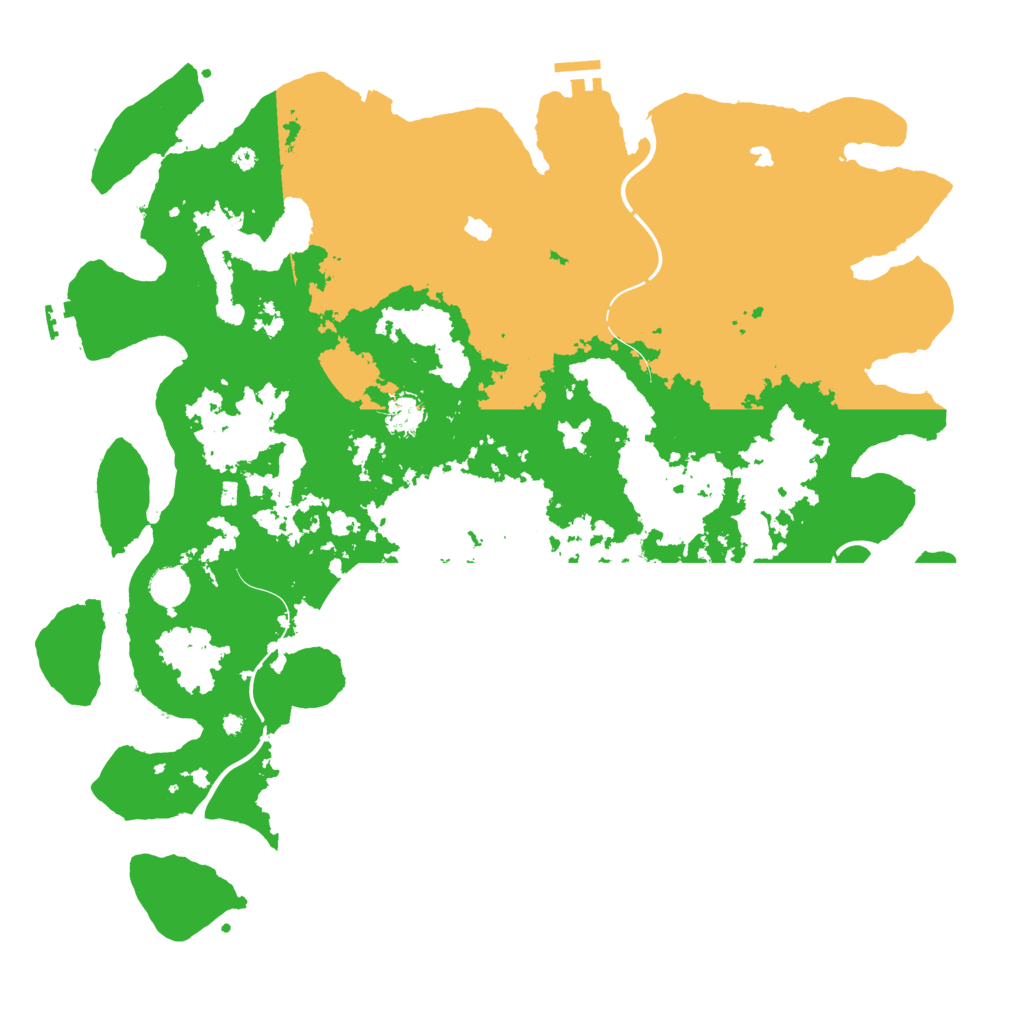 Biome Rust Map: Procedural Map, Size: 4500, Seed: 23846451