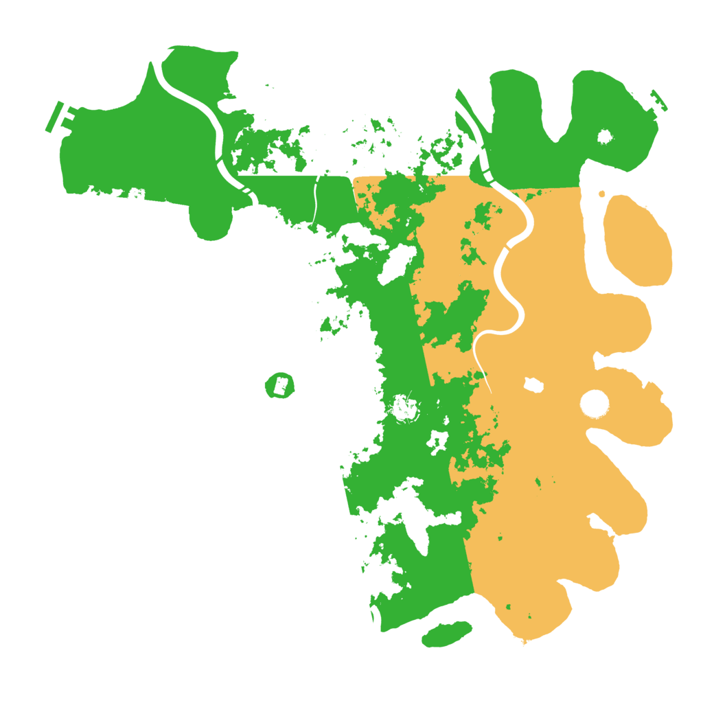 Biome Rust Map: Procedural Map, Size: 4350, Seed: 449212346
