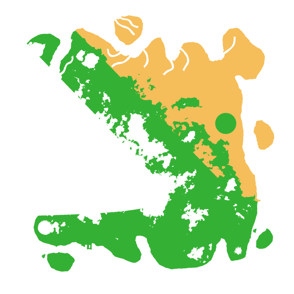 Biome Rust Map: Procedural Map, Size: 3700, Seed: 843895063