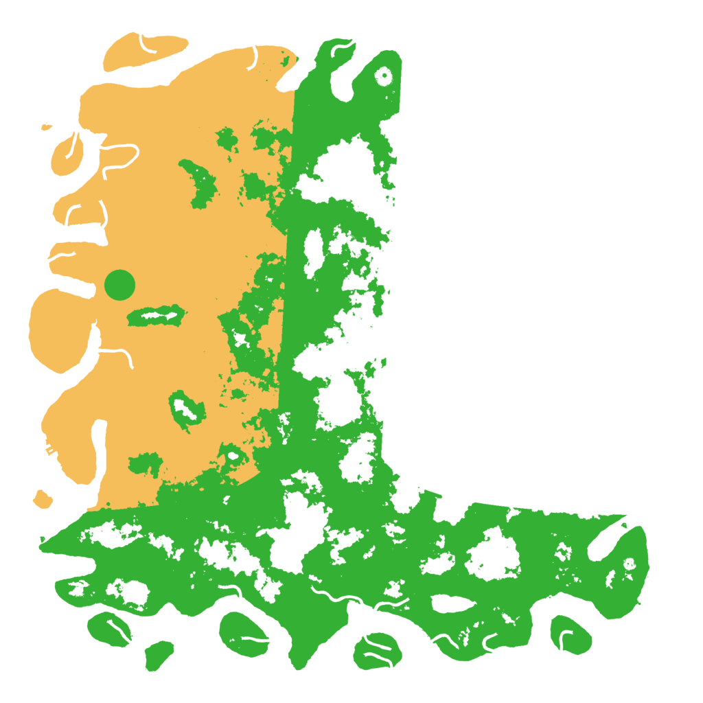 Biome Rust Map: Procedural Map, Size: 6000, Seed: 191919