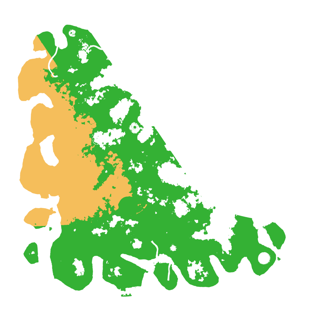 Biome Rust Map: Procedural Map, Size: 4500, Seed: 384418026
