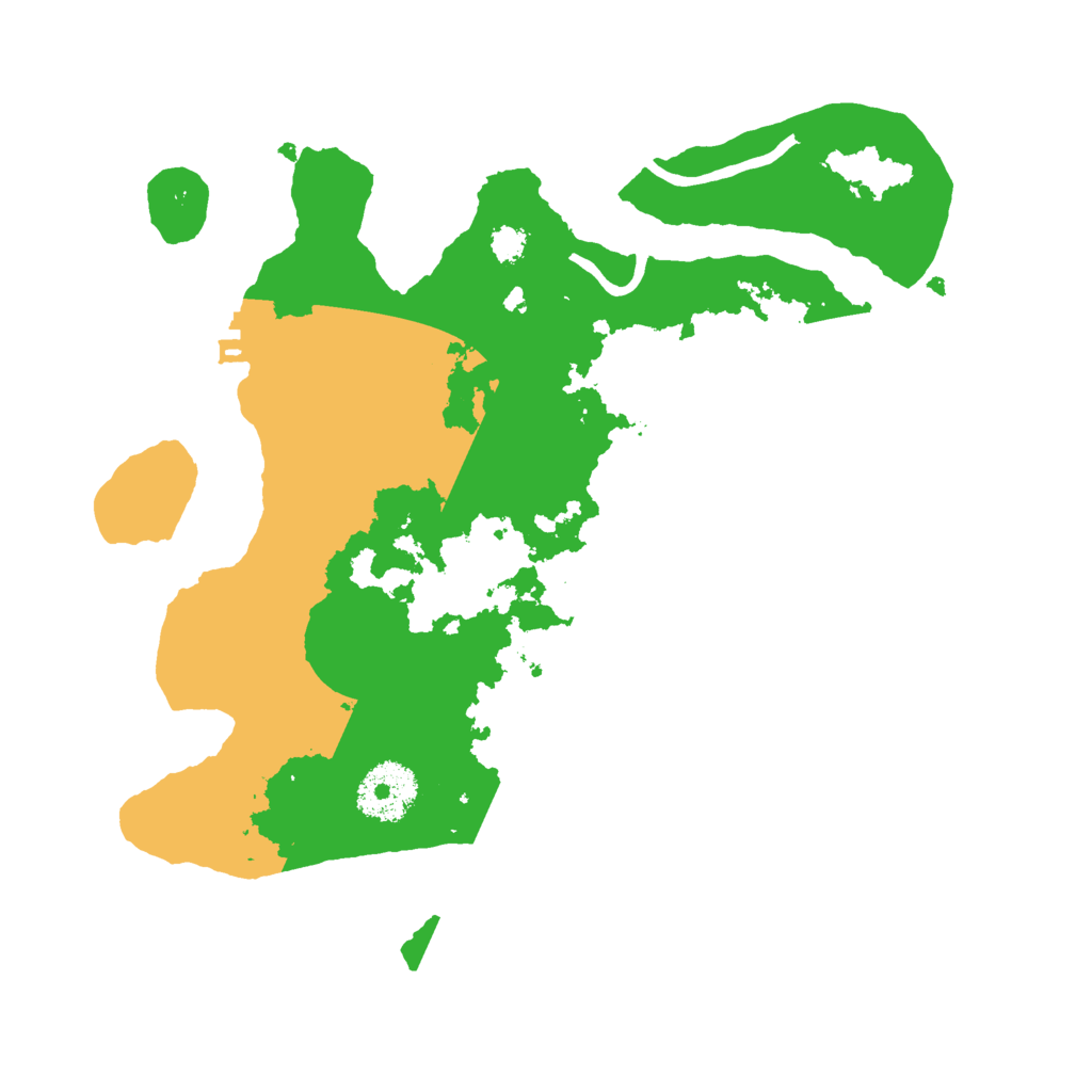 Biome Rust Map: Procedural Map, Size: 2800, Seed: 1986