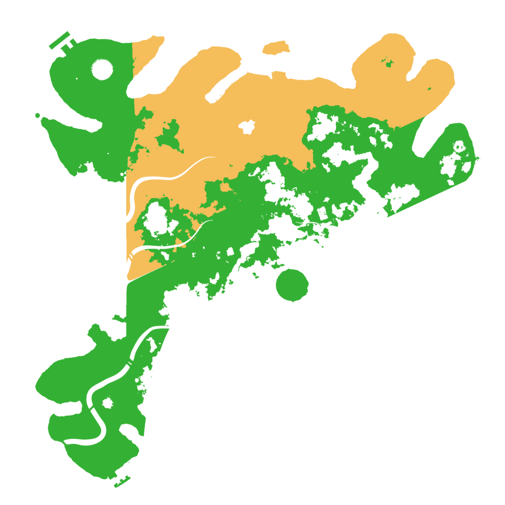 Biome Rust Map: Procedural Map, Size: 4250, Seed: 833659582