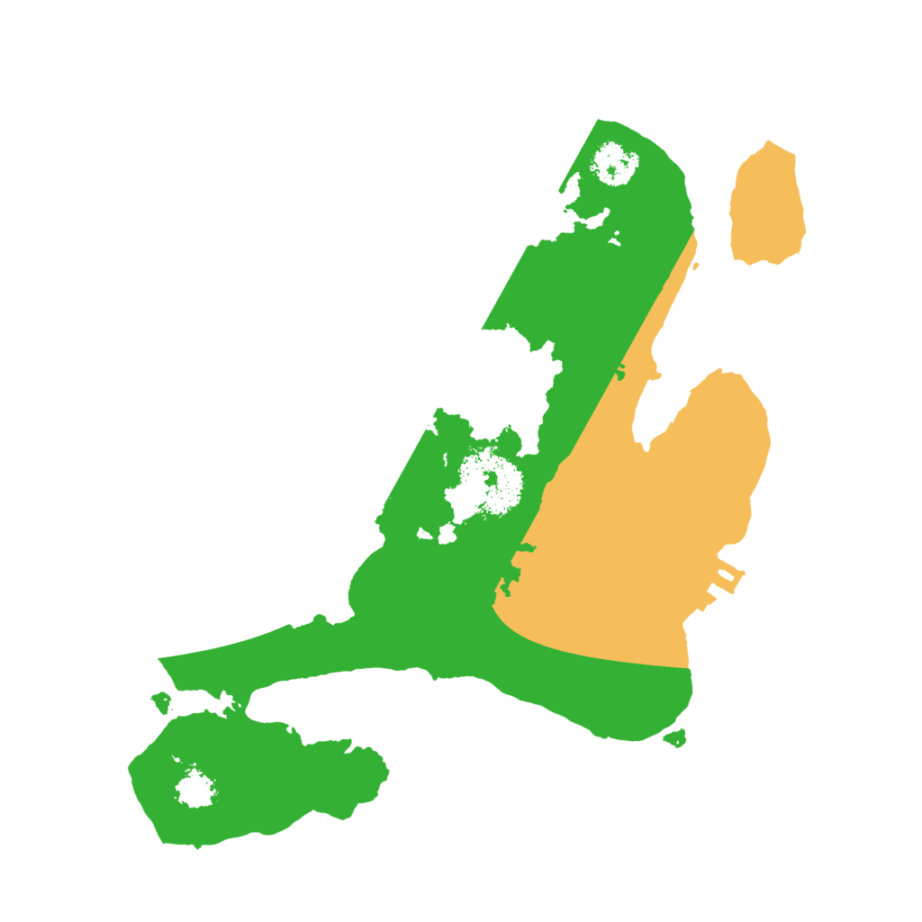 Biome Rust Map: Procedural Map, Size: 2200, Seed: 9335