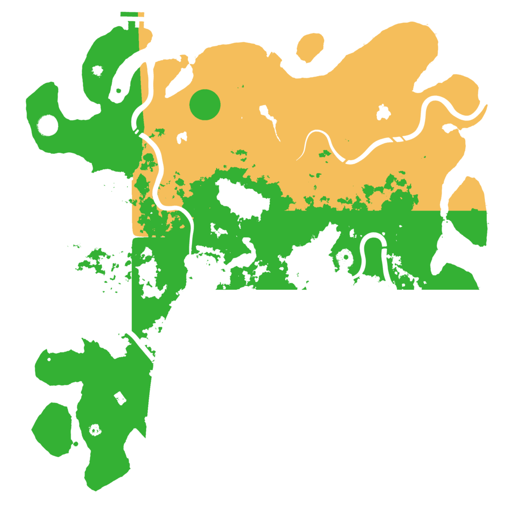 Biome Rust Map: Procedural Map, Size: 4500, Seed: 29851125